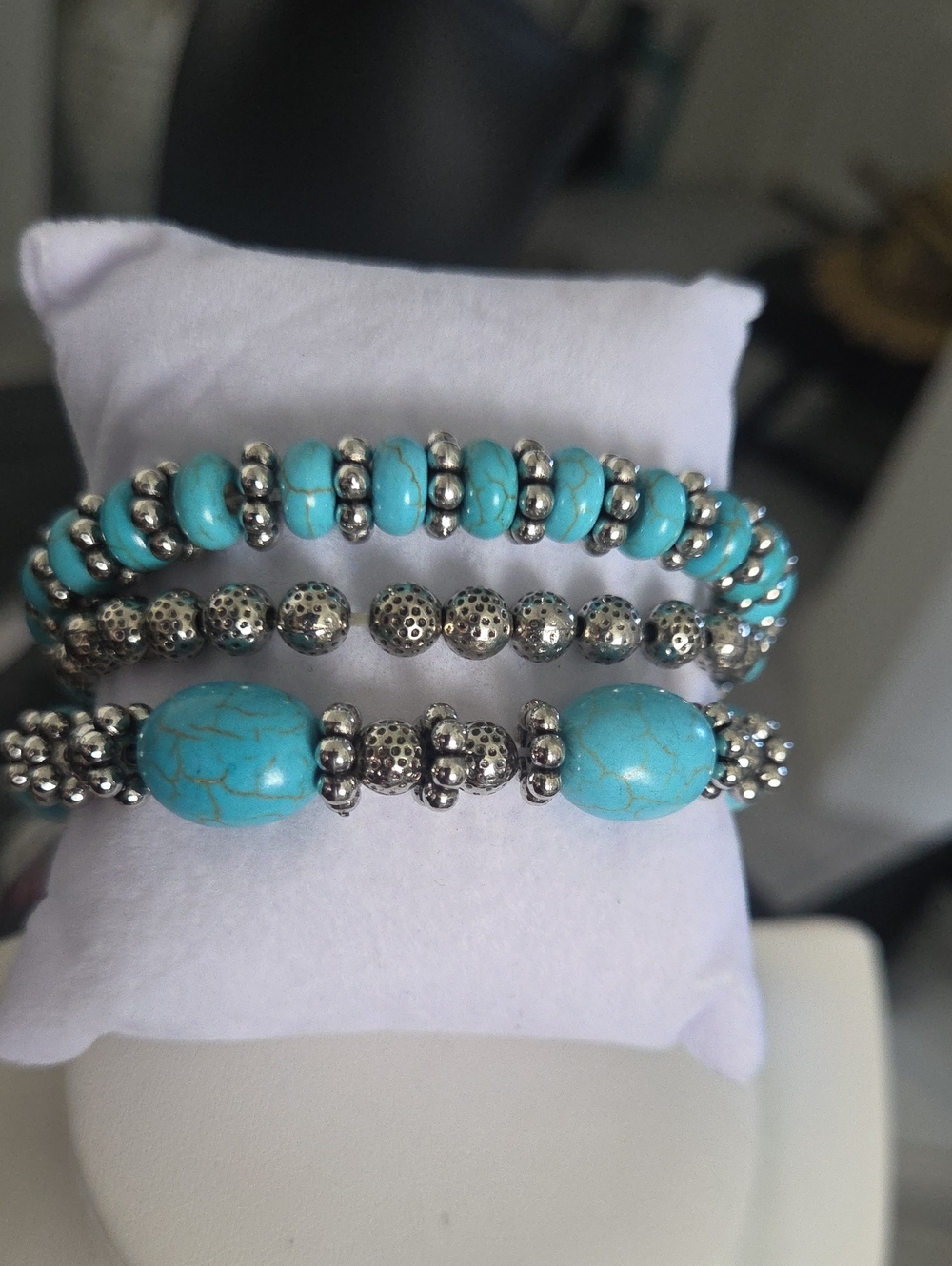 Paparazzi Taken By Sandstorm Blue Bracelet NWT